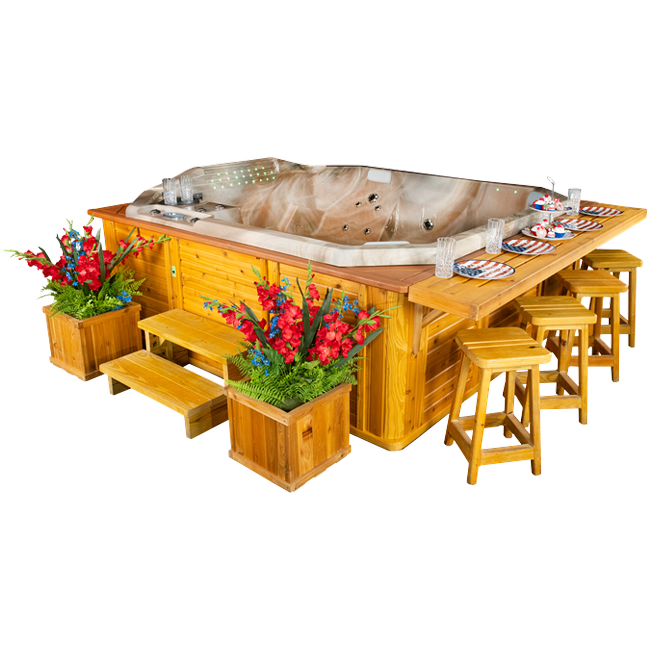 800 Waterfall Hot Tub
